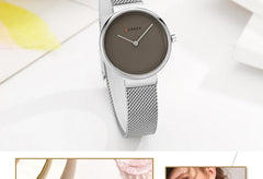 CURREN Brand Fashion Wristwatches Women Stainless Steel Band Women Dress Watches Women Quartz-Watch Relogio Feminino New