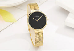 CURREN Brand Fashion Wristwatches Women Stainless Steel Band Women Dress Watches Women Quartz-Watch Relogio Feminino New