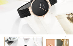 CURREN Brand Fashion Wristwatches Women Stainless Steel Band Women Dress Watches Women Quartz-Watch Relogio Feminino New