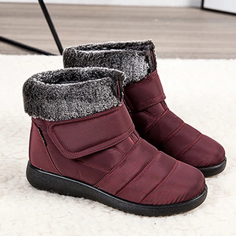 Women Boots Snow New Boots For Women Platform Women Shoes Casual Keep Warm Ladies Shoes Plush Flat Winter Shoes Botas Mujer