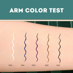 5 Colors Matte Liquid Eyeliner  Waterproof Lasting Blue White Sweatproof Quickily Drying Eyeliner Pencil Eyes Makeup Cosmetics