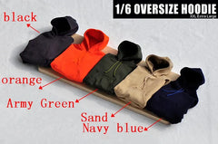 1/6 Male Soldier Hoodie Sports Top Jacket Sweater Sportswear Oversize Sweatshirt Accessory For 12'' M35 Muscle Action Figure