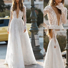 White Dress For Women Civil Wedding Maxi Slip Dress Bridesmaid Banquet V Neck Sexy Backless Lace Long Elegant Evening Dresses