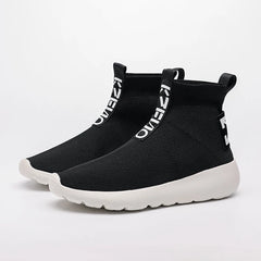 Socks Sneakers Men Knit Upper Breathable Sport Shoes Sock Boots Man Shoes High Top Running Shoes for Men Zapatillas De Deporte