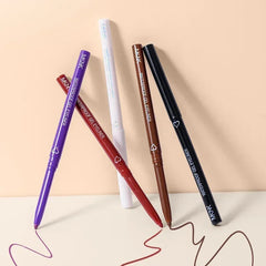 1pc Waterproof Eyeliner Gel Pencil Matte Silkworm Eyeliner Pen Brown Lasting Not Blooming Quick Drying Eye Liner Gel Pen Makeup