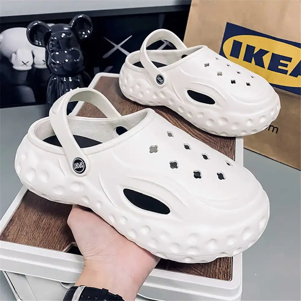 Bedrooms Thin Heel Men's Vulcanized Boy Slippers Shoes Transparent Sandals Sneakers Sport Portable Shoess The Most Sold