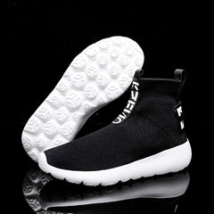 Socks Sneakers Men Knit Upper Breathable Sport Shoes Sock Boots Man Shoes High Top Running Shoes for Men Zapatillas De Deporte