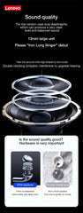 Lenovo Air Pro 6 TWS Wireless Bluetooth Earphones Pods Earbuds Earphone Headset For Xiaomi Android IPhone Headphone Original