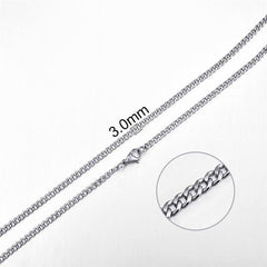 Stainless Steel Chain Necklace for Men & Women