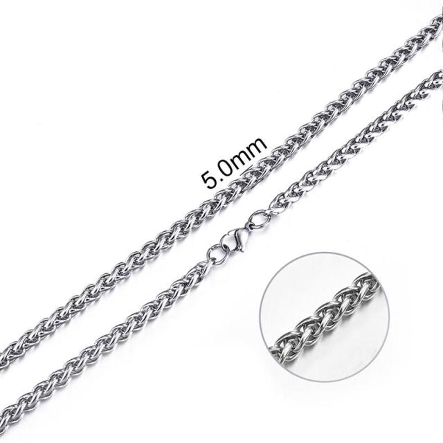 Stainless Steel Chain Necklace for Men & Women