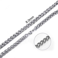 Stainless Steel Chain Necklace for Men & Women