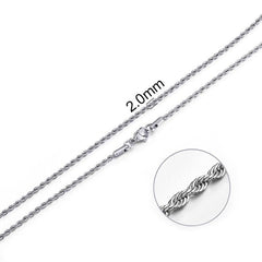 Stainless Steel Chain Necklace for Men & Women