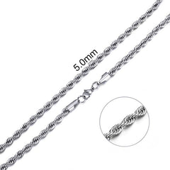 Stainless Steel Chain Necklace for Men & Women