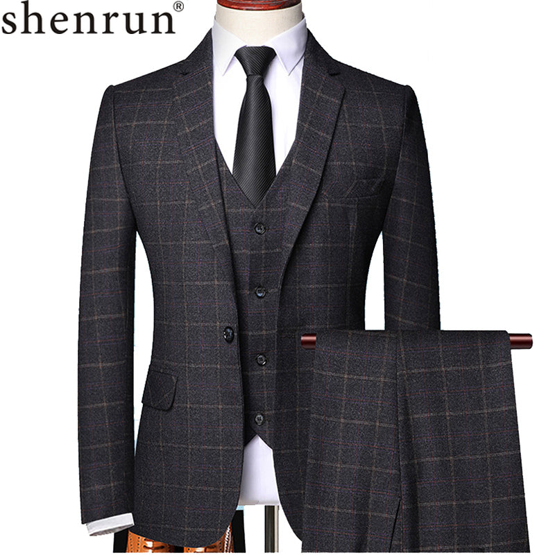 Men Slim Fit Business Suits