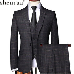 Men Slim Fit Business Suits