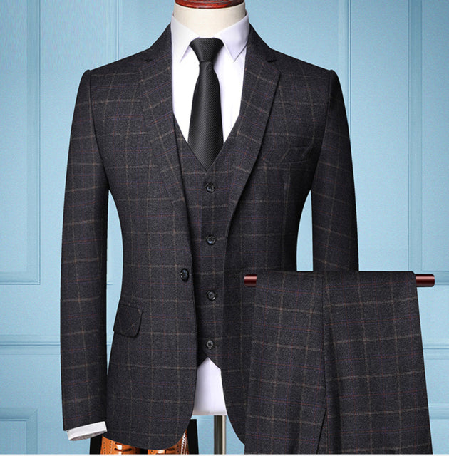 Men Slim Fit Business Suits