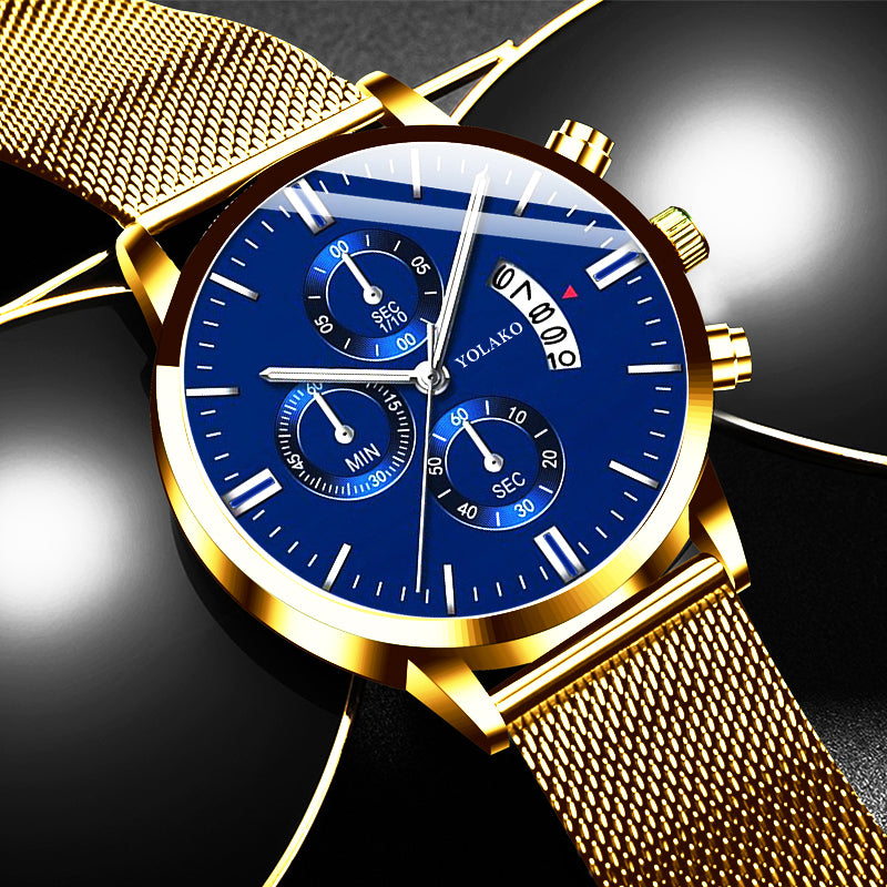 Fashion Mens Watches Luxury Men Stainless Steel