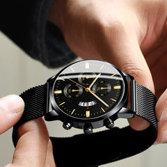 Fashion Mens Watches Luxury Men Stainless Steel