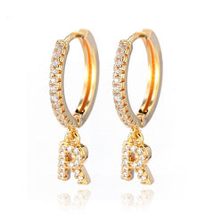 A-Z Letter Drop Dangle Earrings For Women