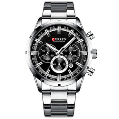 Top Brand Luxury Mens Watches Full Steel Waterproof