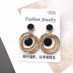 Geometric Compact Earrings For Women