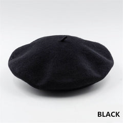 Warm Wool Beret Hat Cap