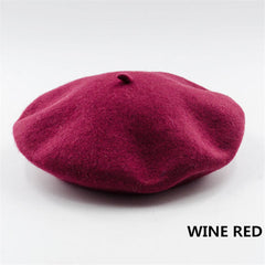 Warm Wool Beret Hat Cap