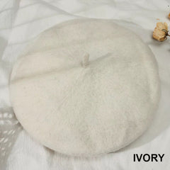 Warm Wool Beret Hat Cap