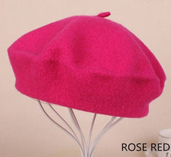 Warm Wool Beret Hat Cap