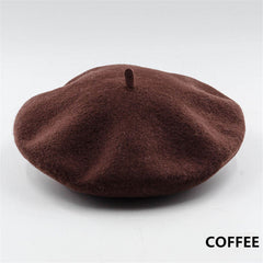 Warm Wool Beret Hat Cap