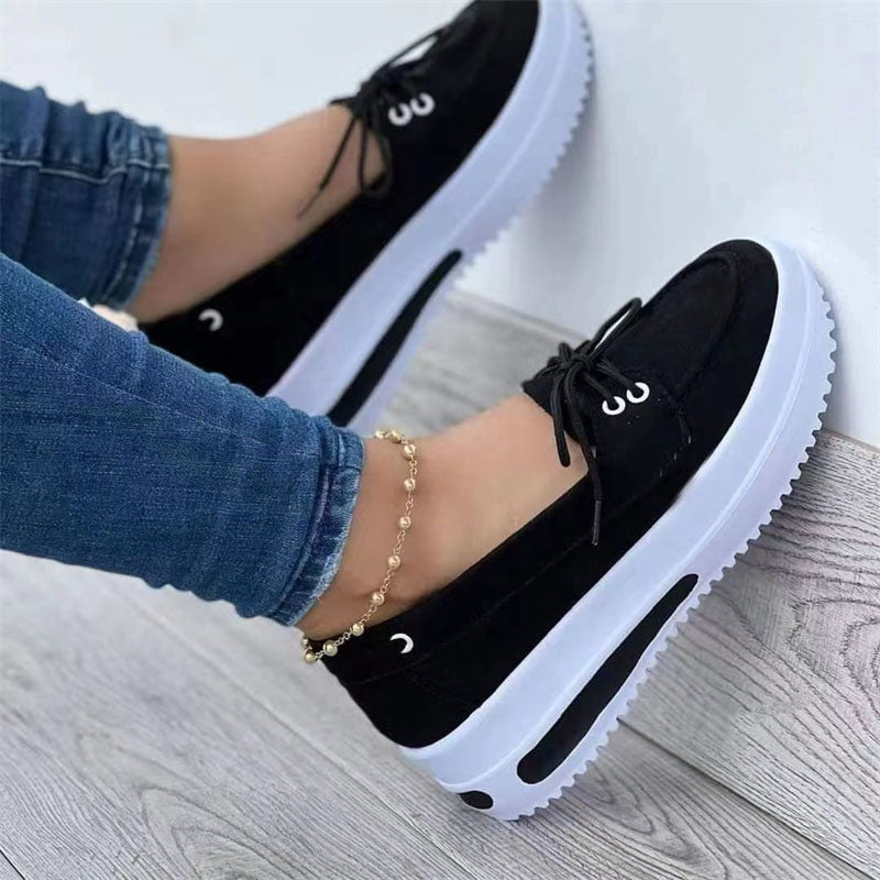 Women Flat White Vulcanize Shoes