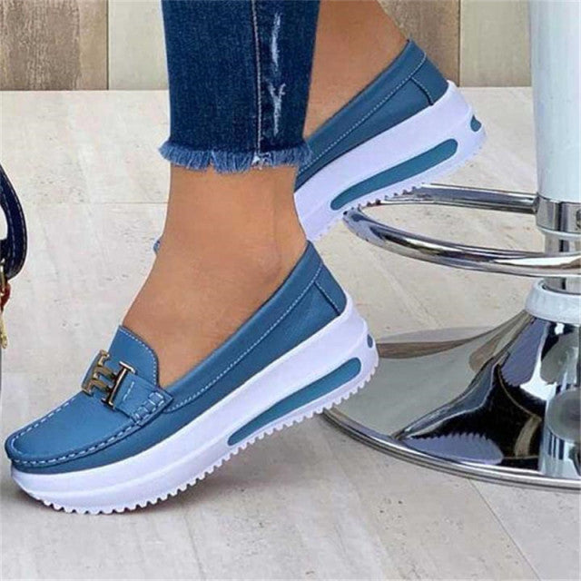 Women Flat White Vulcanize Shoes