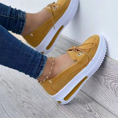 Women Flat White Vulcanize Shoes